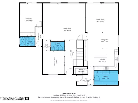 Floorplan - 2491 E Penedes Dr, Gilbert, AZ 85298 photo 2 of 3