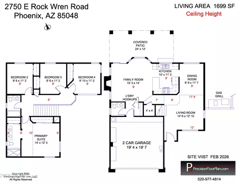 Floorplan - 2750 E Rock Wren Rd, Phoenix, AZ 85048 photo 1 of 2