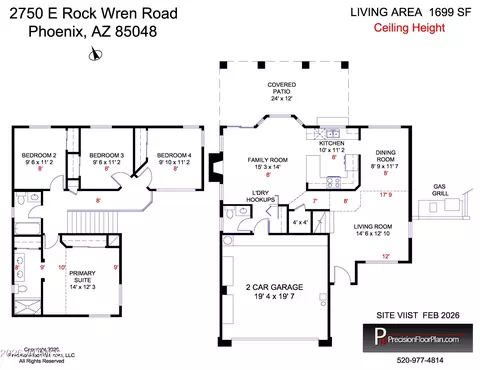 Floorplan - 2750 E Rock Wren Rd, Phoenix, AZ 85048 photo 2 of 2