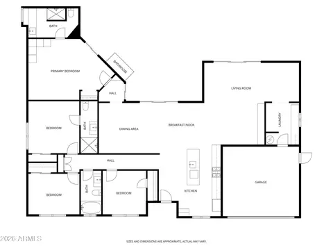 Floorplan - 325 W Loma Ln, Phoenix, AZ 85021 photo 1 of 1