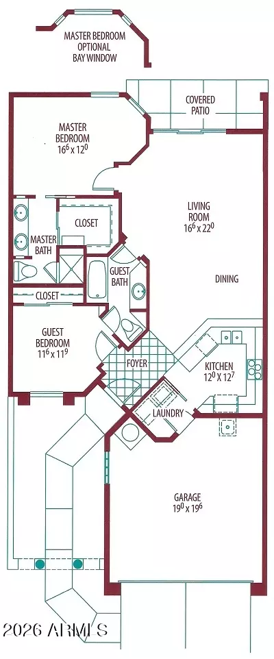 Floorplan - 4202 E Broadway Rd #80, Mesa, AZ 85206 photo 1 of 1