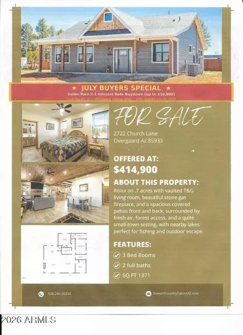 2722 Church Ln, Overgaard, AZ 85933
