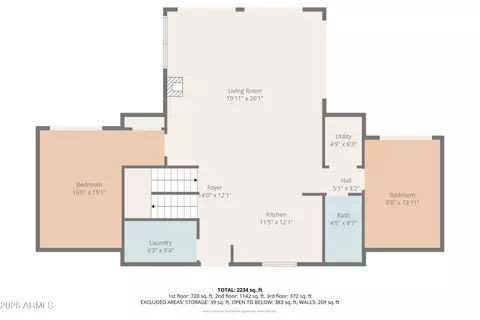 Floorplan - 5067 N Hilltop Dr, Pine, AZ 85544 photo 2 of 8