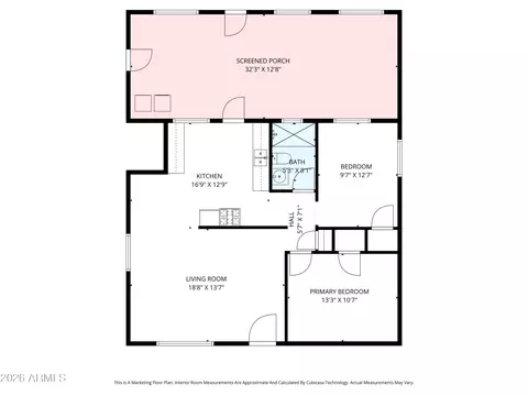 Floorplan - 2930 E Granada Rd, Phoenix, AZ 85008 photo 1 of 2