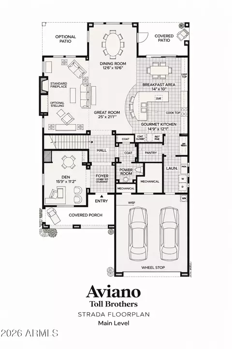 Floorplan - 3980 E Robin Ln, Phoenix, AZ 85050 photo 1 of 2