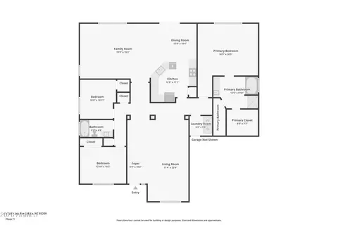Floorplan - 9729 E Jan Ave, Mesa, AZ 85209 photo 1 of 1