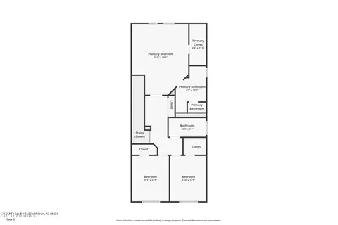 Floorplan - 3312 E San Remo Ave, Gilbert, AZ 85234 photo 1 of 2