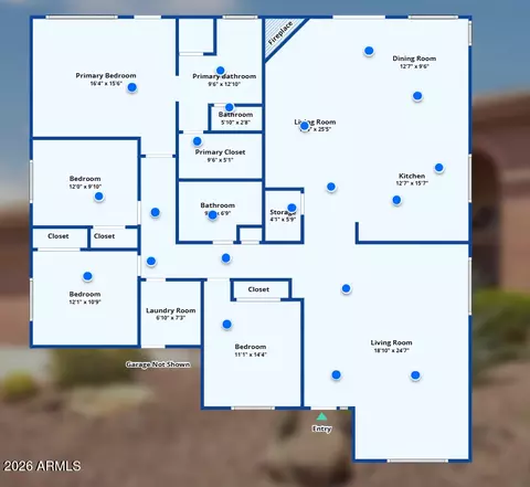 Floorplan - 2502 E Glenhaven Dr, Phoenix, AZ 85048 photo 1 of 1
