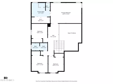 Floorplan - 4719 E Rockledge Rd, Phoenix, AZ 85044 photo 2 of 3
