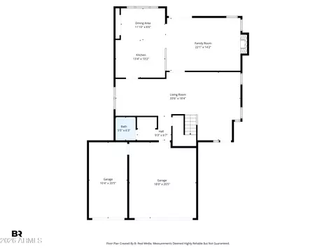 Floorplan - 4719 E Rockledge Rd, Phoenix, AZ 85044 photo 1 of 3