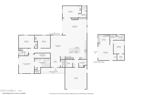 Floorplan - 4048 Edgemont Ave, Phoenix, AZ 85008 photo 1 of 3