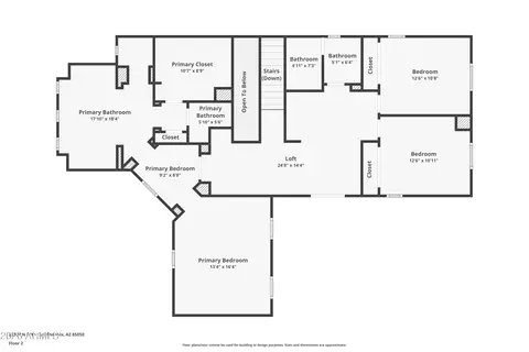 Floorplan - 22508 N 37th Ter, Phoenix, AZ 85050 photo 2 of 3