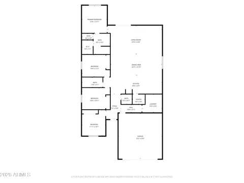 Floorplan - 2922 E Blanche Dr, Phoenix, AZ 85032 photo 1 of 1