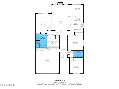 Floorplan - 3326 N 42nd St, Phoenix, AZ 85018 photo 2 of 2