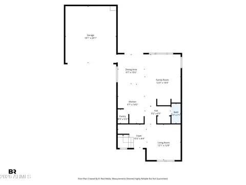 Floorplan - 7264 E Melrose St, Mesa, AZ 85207 photo 2 of 3