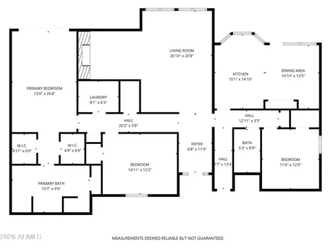 Floorplan - 2043 E Vaughn St, Tempe, AZ 85283 photo 1 of 1