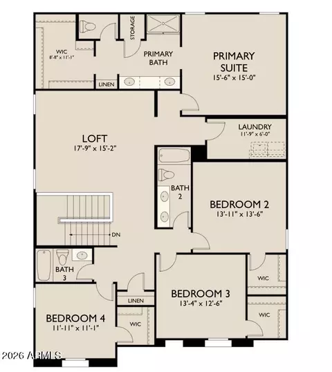 Floorplan - 12330 E Damsen Dr, Maricopa, AZ 85139 photo 1 of 1