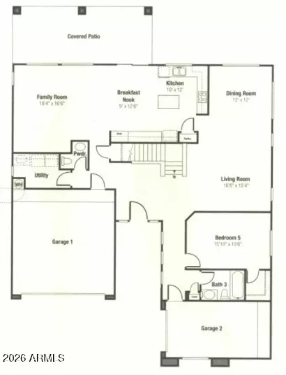 Floorplan - 3267 E Maplewood St, Gilbert, AZ 85297 photo 1 of 2