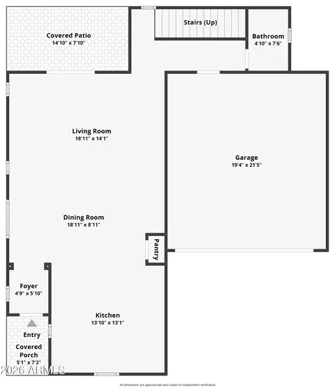 Floorplan - 2833 S Lynch --, Mesa, AZ 85212 photo 1 of 2