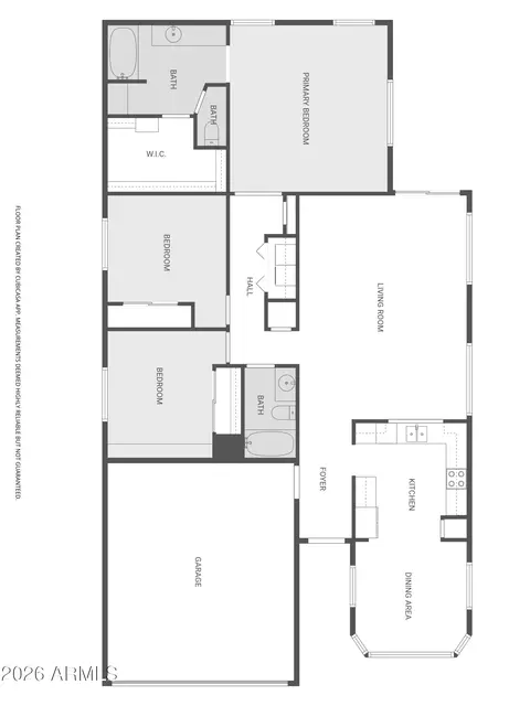 Floorplan - 408 N Opal --, Mesa, AZ 85207 photo 1 of 1