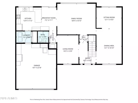 Floorplan - 3419 E Rosemonte Dr, Phoenix, AZ 85050 photo 1 of 6