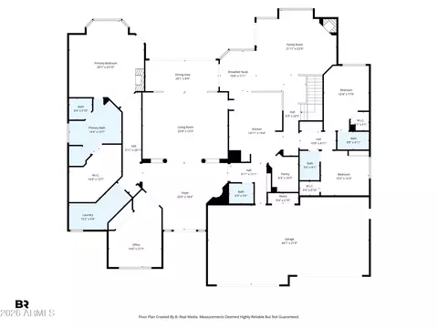 Floorplan - 1318 E Treasure Cove Dr, Gilbert, AZ 85234 photo 2 of 3
