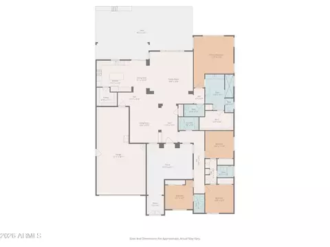 Floorplan - 2736 E Powell Way, Gilbert, AZ 85298 photo 2 of 2