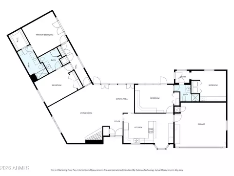 Floorplan - 2038 E Solano Dr, Phoenix, AZ 85016 photo 2 of 3