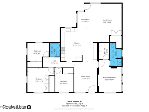 Floorplan - 3907 E Mulberry Dr, Phoenix, AZ 85018 photo 2 of 2