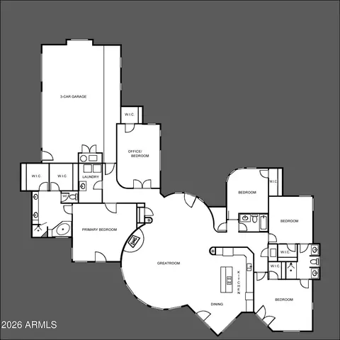 Floorplan - 10034 E Indigo St, Mesa, AZ 85207 photo 1 of 1