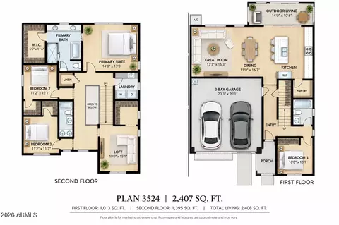 Floorplan - 3746 Earll Dr, Phoenix, AZ 85018 photo 1 of 1