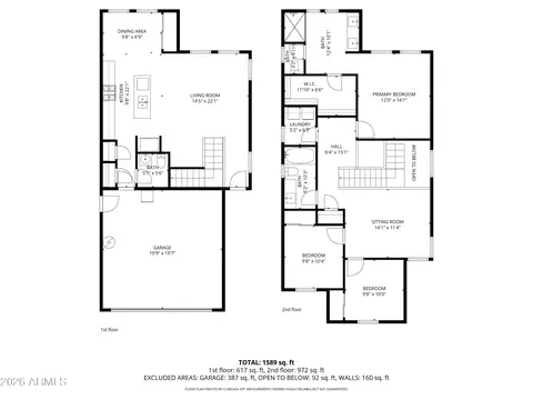Floorplan - 9310 E Sequence Ave, Mesa, AZ 85212 photo 4 of 4