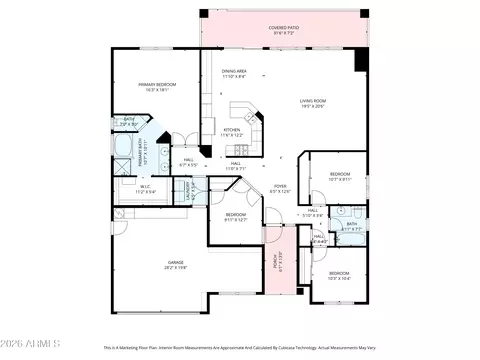 Floorplan - 4418 E Jaeger Rd, Phoenix, AZ 85050 photo 1 of 1