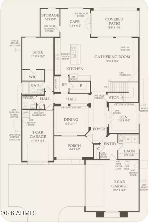 Floorplan - 7562 E Portobello Ave, Mesa, AZ 85212 photo 1 of 1