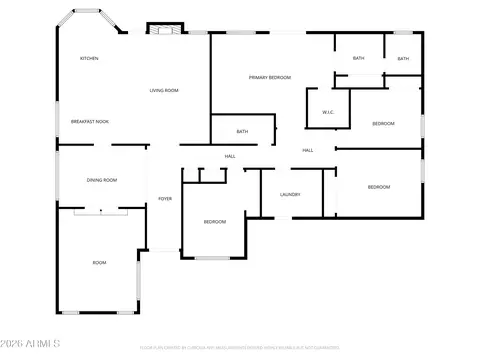 Floorplan - 319 E Hackamore St, Mesa, AZ 85201 photo 3 of 3
