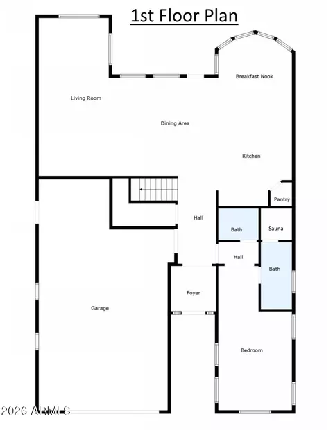 Floorplan - 8207 E Jasmine Cir, Mesa, AZ 85207 photo 1 of 2