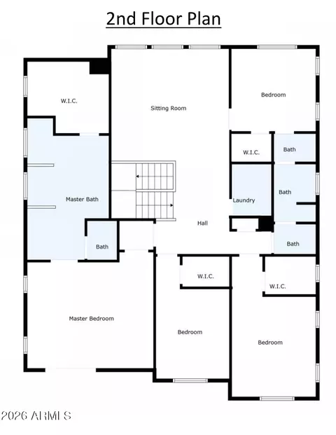 Floorplan - 8207 E Jasmine Cir, Mesa, AZ 85207 photo 2 of 2