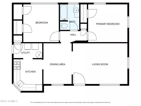 Floorplan - 931 W Mackenzie Dr, Phoenix, AZ 85013 photo 2 of 2