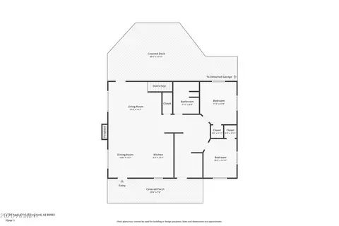 Floorplan - 2770 Apollo Cir, Overgaard, AZ 85933 photo 1 of 5