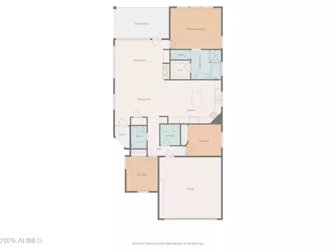 Floorplan - 4286 E Park Ave, Gilbert, AZ 85234 photo 2 of 2