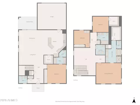 Floorplan - 4132 E Devon Dr, Gilbert, AZ 85296 photo 2 of 4