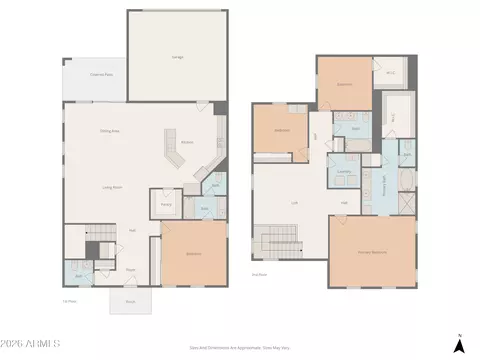 Floorplan - 4132 E Devon Dr, Gilbert, AZ 85296 photo 4 of 4