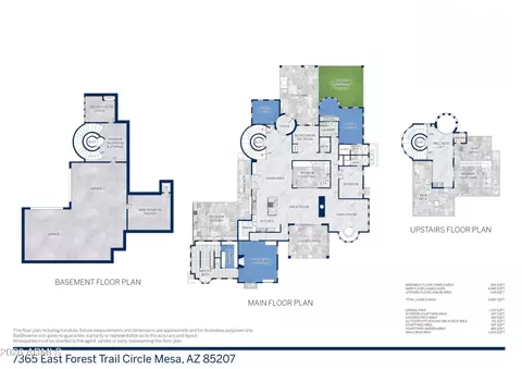 Floorplan - 7365 E Forest Trail Cir, Mesa, AZ 85207 photo 4 of 4