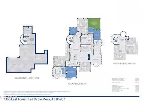 Floorplan - 7365 E Forest Trail Cir, Mesa, AZ 85207 photo 3 of 4