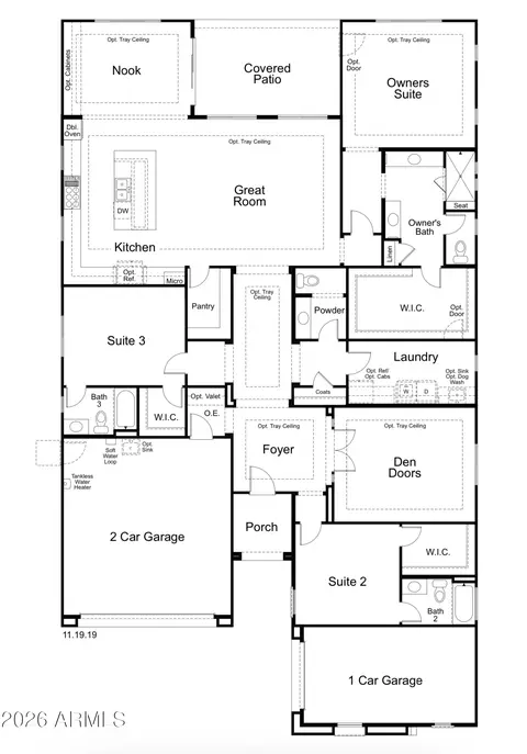 Floorplan - 10652 E Tarragon Ave, Mesa, AZ 85212 photo 1 of 2