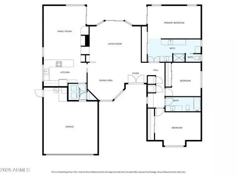 Floorplan - 12802 S 40th Pl, Phoenix, AZ 85044 photo 3 of 3