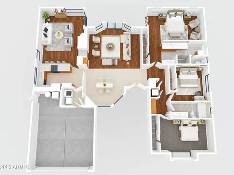 Floorplan - 12802 S 40th Pl, Phoenix, AZ 85044 photo 1 of 3