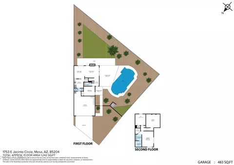 Floorplan - 1753 E Jacinto Cir, Mesa, AZ 85204 photo 1 of 2