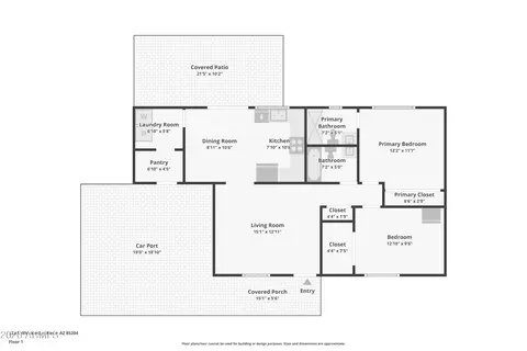 Floorplan - 723 S Whiting Cir, Mesa, AZ 85204 photo 2 of 2