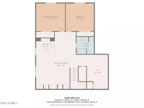 Floorplan - 4552 E Cavalry Dr, Gilbert, AZ 85297 photo 1 of 3